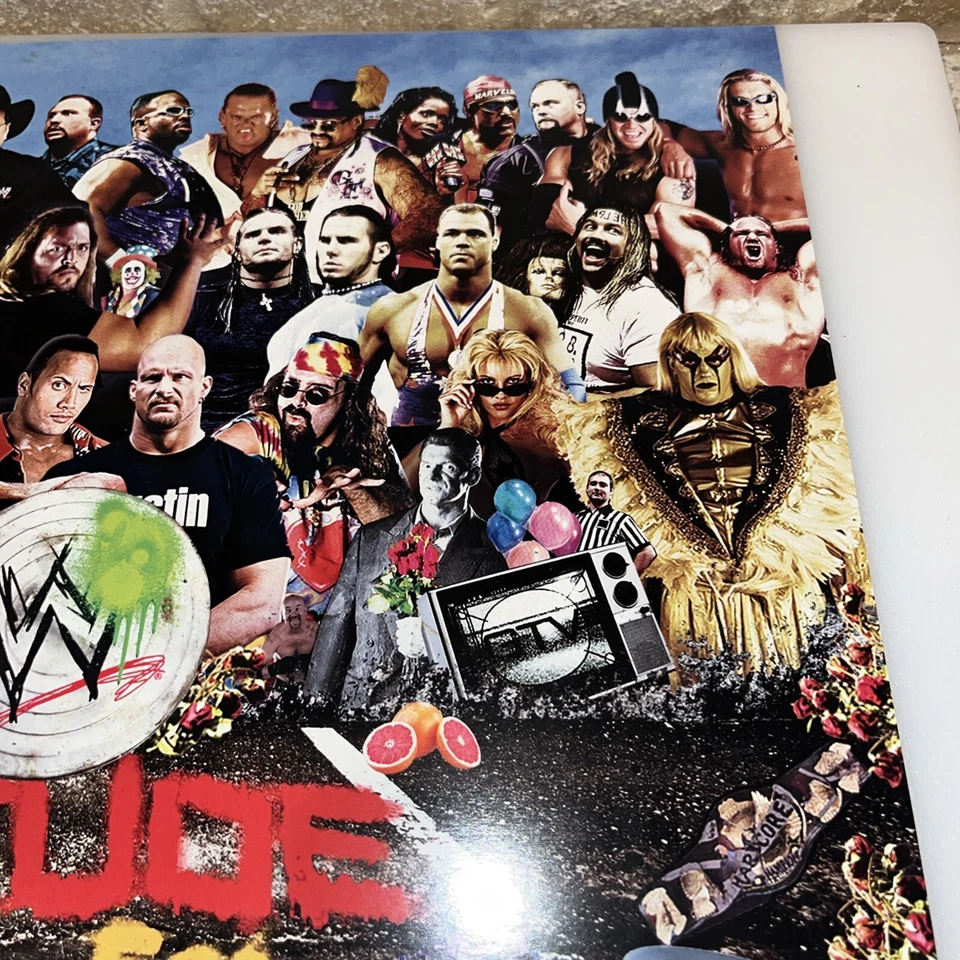 "Póster impreso WWF WWE Attitude Era Sgt Peppers The Rock Pro Wrestling 12"" x 16""" Foto 4 de 4