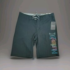 Hurley Essential Crossover Boardshort Black Colors Youth Size 28 16 NWT