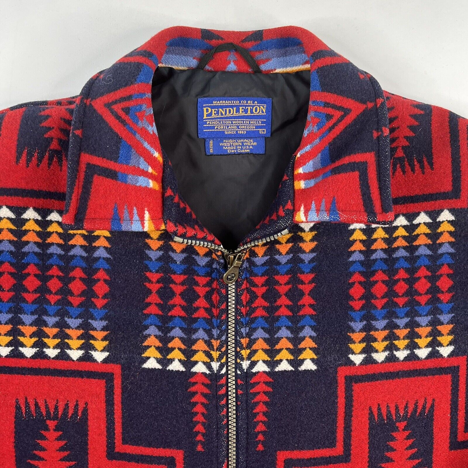 Vintage Pendleton Made In USA Wool Jacket Southwest Mens Large