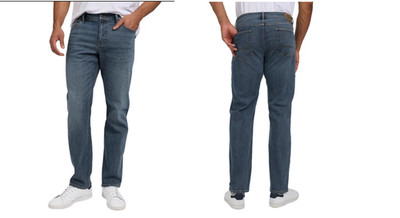 IZOD Jeans Mens Straight Fit Comfort Stretch Denim Dark Blue 40x30 40x32 40x29