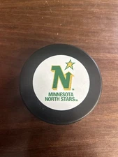 Minnesota North Stars Vintage Hockey Logo Official NHL Hockey Puck