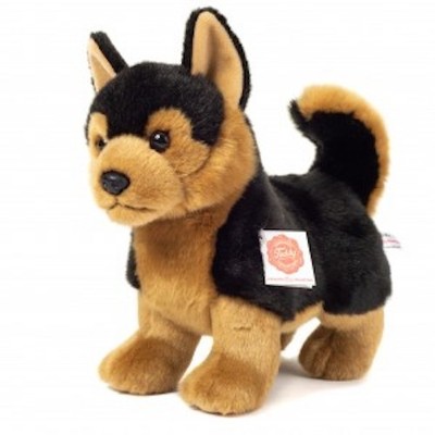 DEUTSCHER SCHÄFERHUND stehend 23 cm hoch dogs collection TEDDY BRUDERMANN Puppe PELUCH