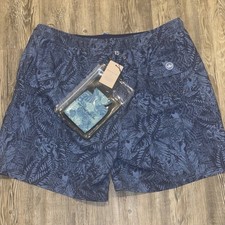 Peter Millar Crown Men's Swim Trunks XL Blue Bottle Cooler