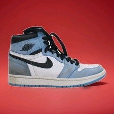 Nike Jordan 1 Retro High White University Blue Black UK 4.5 OG rare collectors 