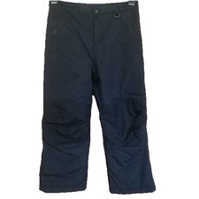 L L Bean Kids Black Snowpants Size 10 Insulated And Warm With Pockets