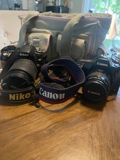 Nikon D 80 Camera With Nikon DX Zoom Lens 18-135 Ml  Canon EOS Rebel