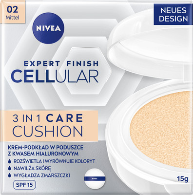 NIVEA Cellular Cushion Cream-Make-up Naturton 15 ml