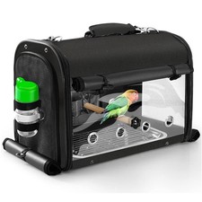 Bird Carrier Bag Bird Travel Cage with Stand Lightweight Backpack for Parrot P