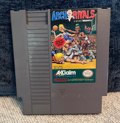 Arch Rivals (Nintendo Entertainment System, 1990) Tested and Working!