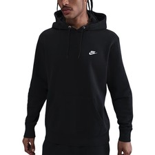 Nike Felpa da Uomo con Cappuccio Club Fleece Nera Codice FN3859-010