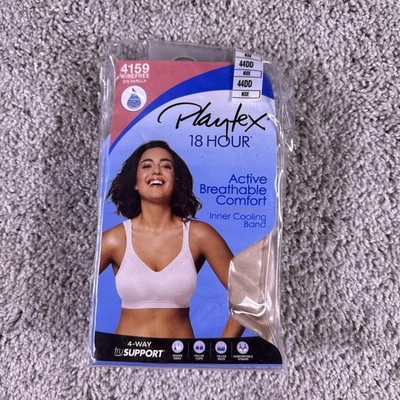 NWT Playtex Bra 4159 44 DD Beige Wirefree