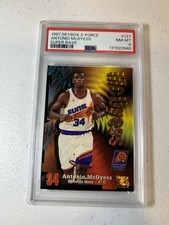 Antonio Mcdyess 1997-98 Skybox Z-force Super Rave /50 PSA 8 #127