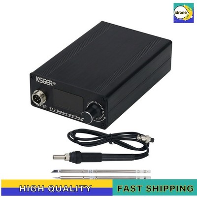 KSGER STM32 V3.1S T12 120W OLED Soldering Station Set for Electronics Repair id8