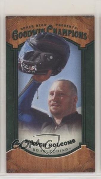 2014 Upper Deck Goodwin Champions Mini Green Blank Back Steven Holcomb #59 0f3