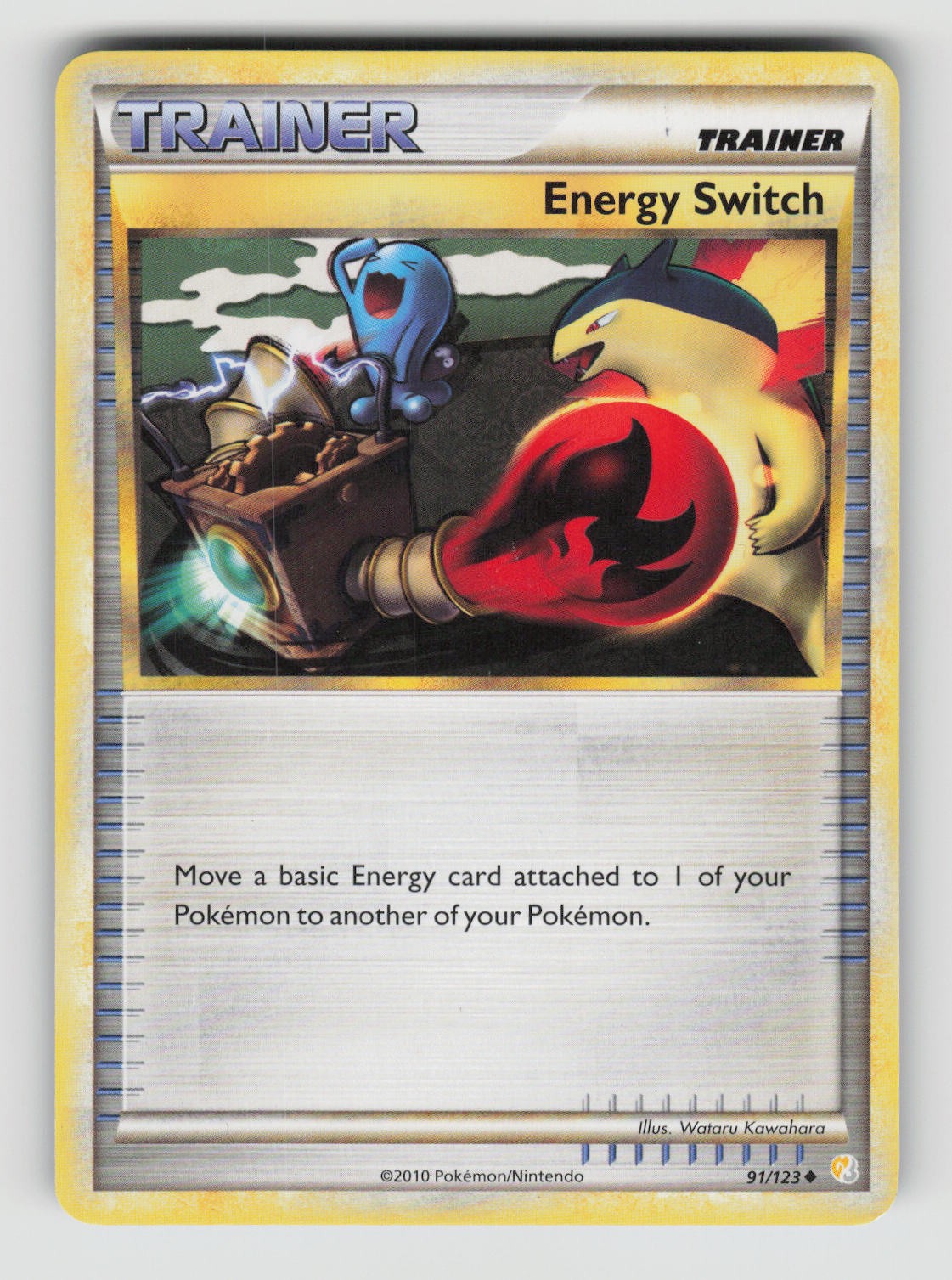 Energy Switch 91/123 Uncommon HeartGold & SoulSilver Pokemon Near Mint