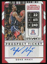 2020 Contenders Draft ZEKE NNAJI PROSPECT TICKET VARIATION Autograph Rookie #84
