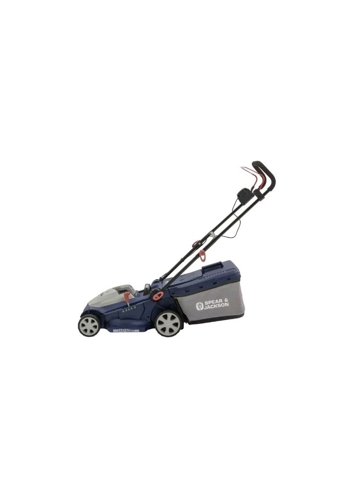 Spear & Jackson 37cm 36V Cordless Lawn Mower SCR3637A 1×Battery No charger USED