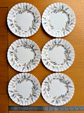 Set x 6 Royal Albert Brigadoon Plates  6 1/4" 16cm  English Bone China