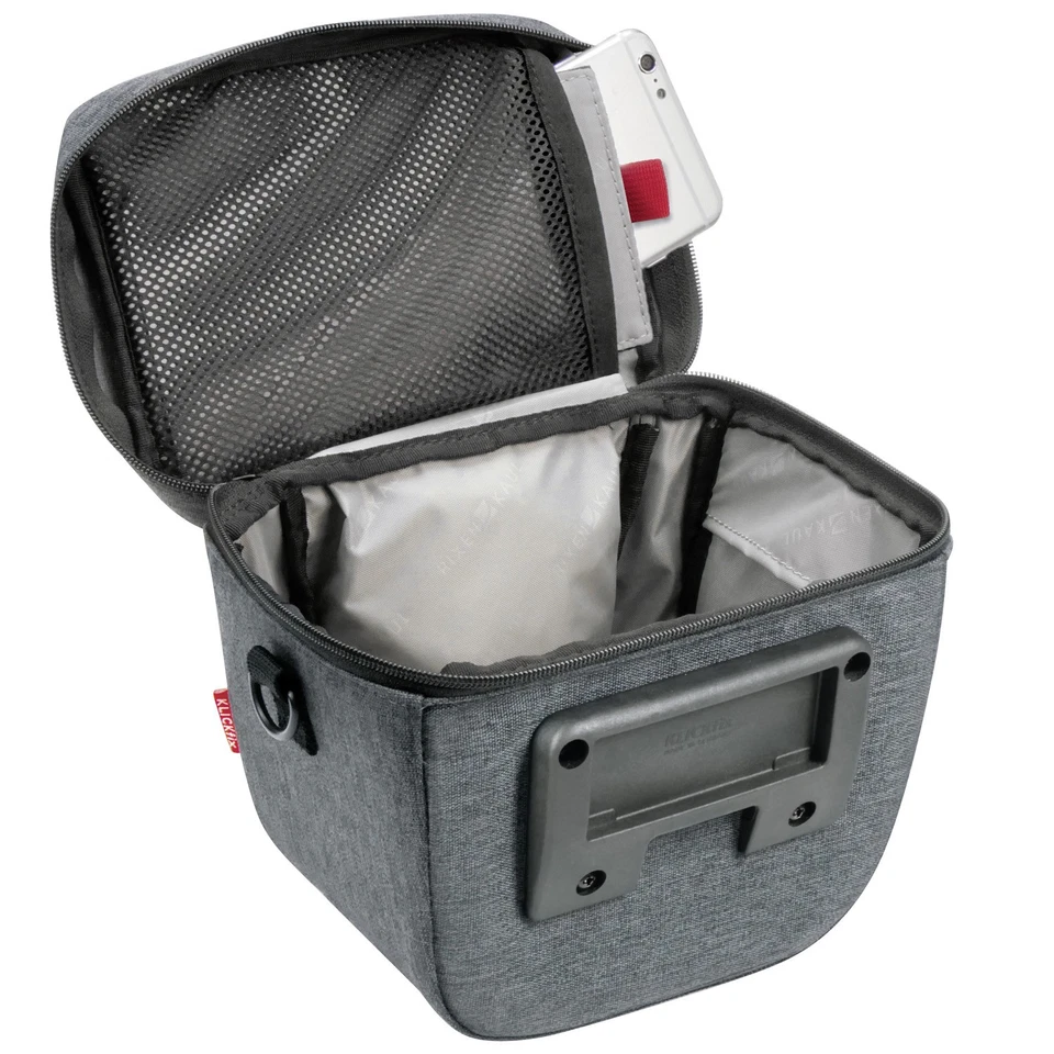 KLICKfix Lenkertasche Aventour Compact City grau Volumen: 3 Liter - Bild 2 von 4