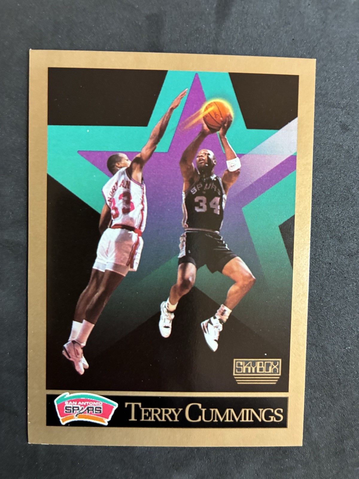 1990-91 Skybox - Terry Cummings #255 Free Shipping/Toploader