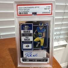 Panini Puka Nacua Rookie Ticket Auto #194 PSA...