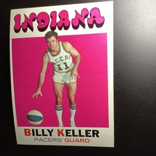 Topps 1970-71 Billy Keller #171 Indiana Pacers ABA Basketball Card Base Set