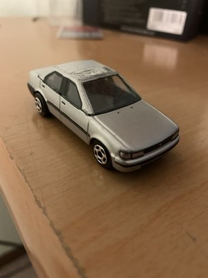 Custom 1/64 Unbranded Nissan Tsuru Sentra 4 Door Silver Mini Car Model Diecast