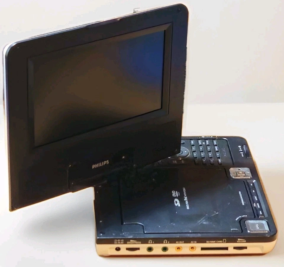Philips Portable DVD Divx Player 8.5" Screen And iPod Dock.  Working READ BELOW - Image 2 of 4