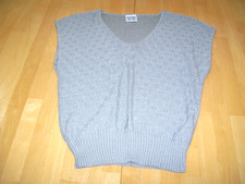 True Vintage 1980's Barry Me Sweater Vest Knit Beige Slouchy Small VTG 80's