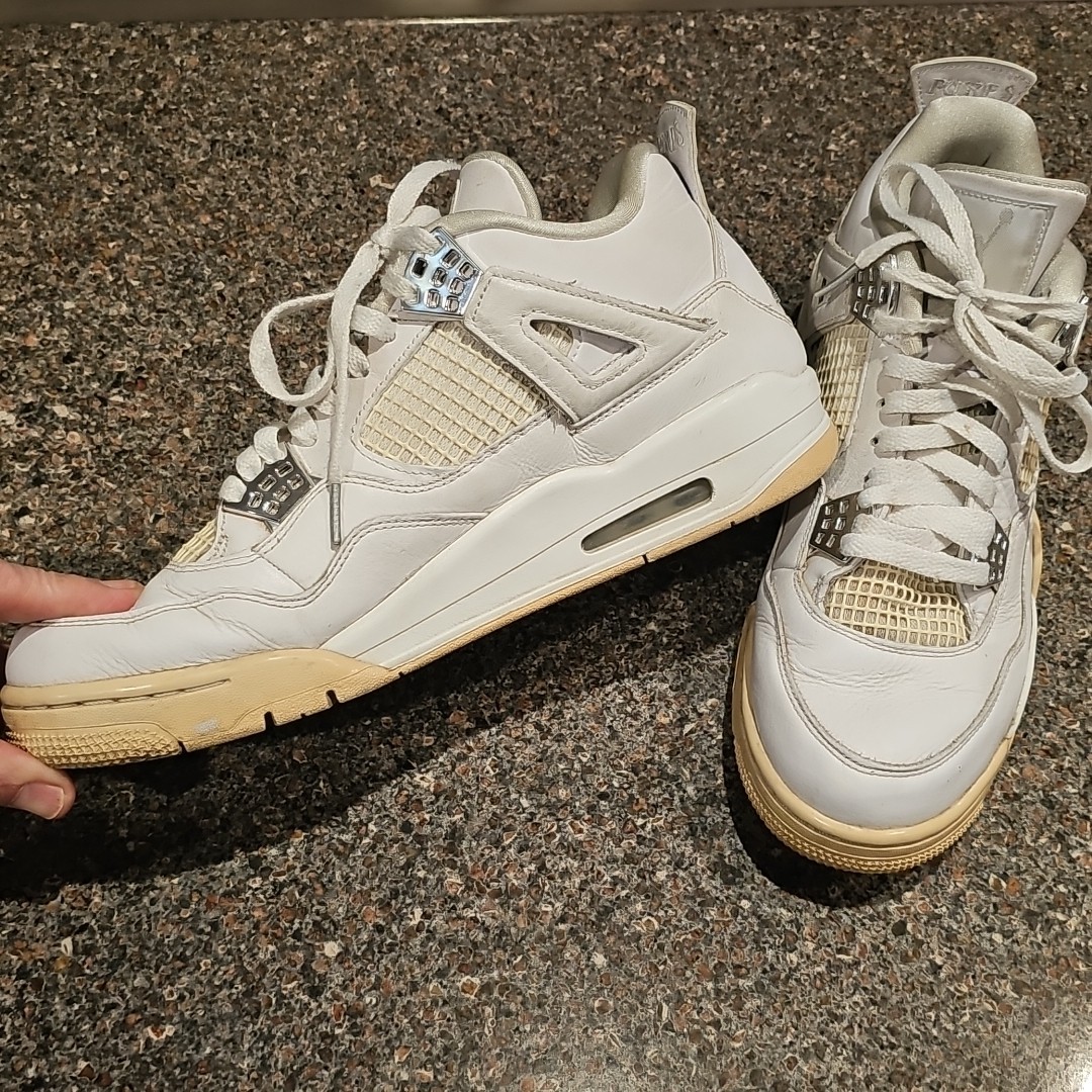 Nike Air Jordan 4 Retro OG Pure $ Money 308497-100 Men's 10.5