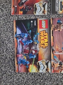 Lego Star Wars 75079, 75088, 75194, 75089 Manuals Only Lot