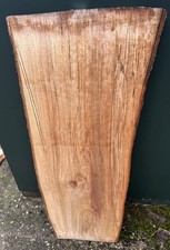 Live Edge Sphalted Beech Timber Wood Plank 1150 x 390 x 39mm (357)
