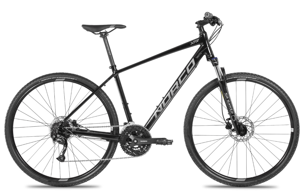 2018 Norco XFR 3 700c (XS) Extra-Small 3x9-Speed Hybrid Bicycle Black NOS
