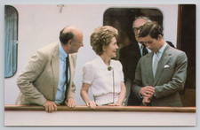 1981 Postcard Nancy Reagan Prince Charles First Visit to NY Mayor Koch Unposted