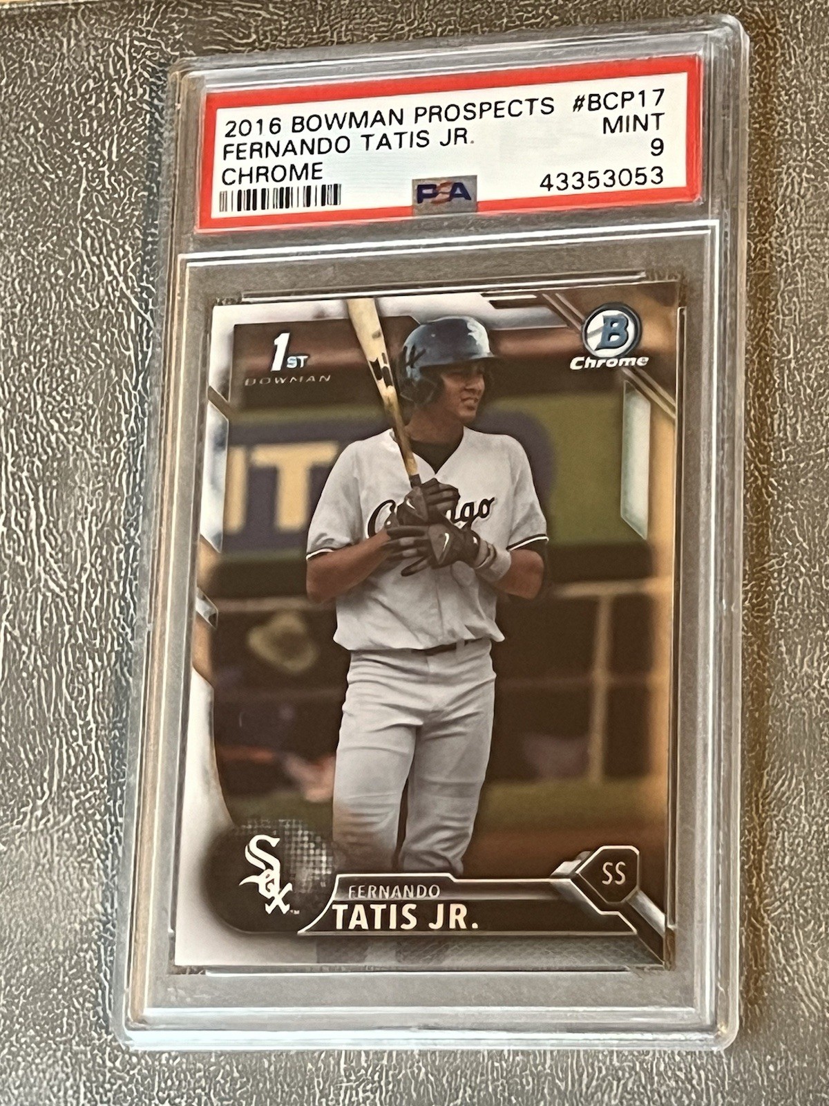 2016 BOWMAN PROSPECTS FERNANDO TATIS JR. CHROME #BCP17 - PSA 9 MINT
