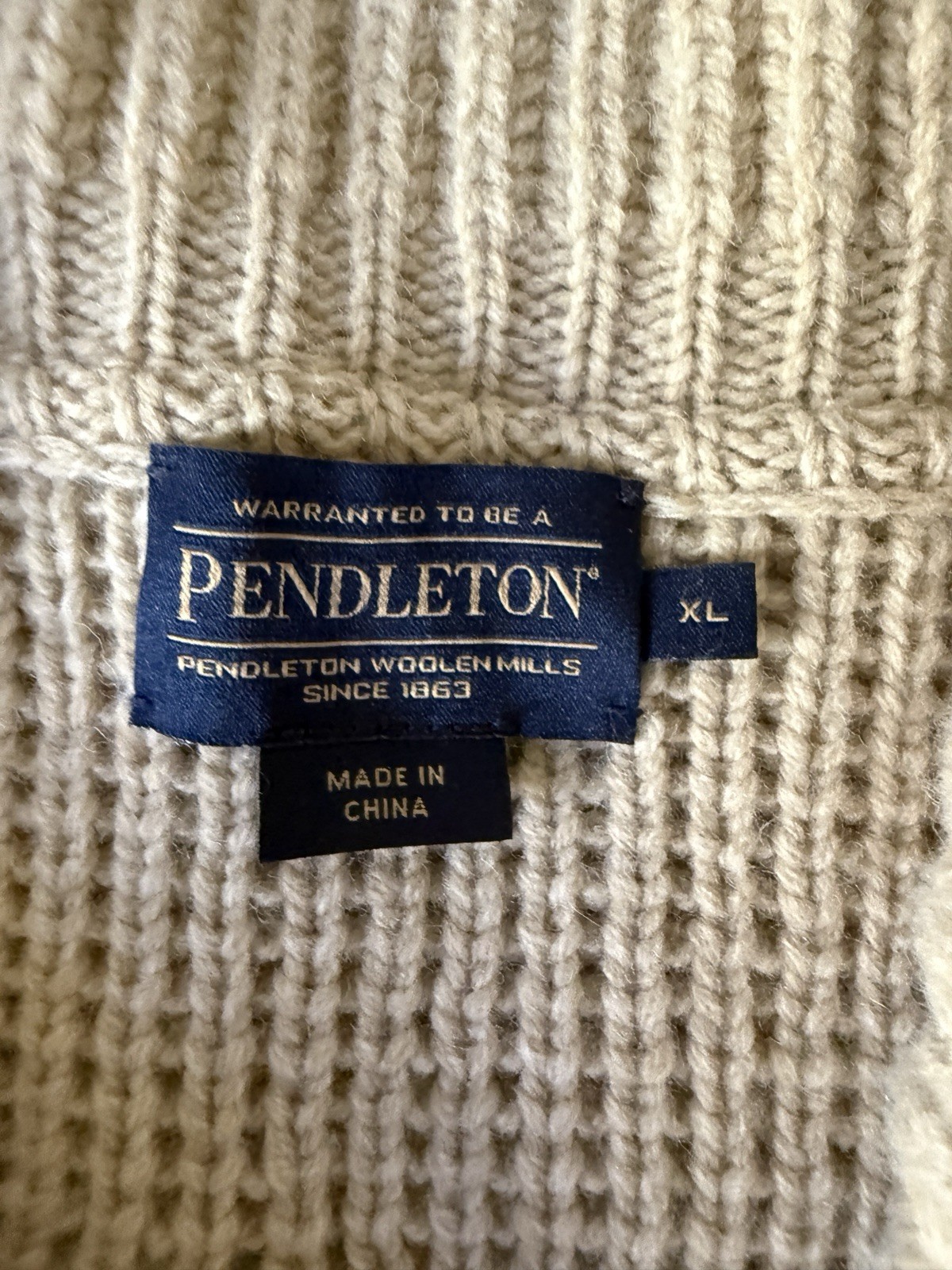 EUC Pendleton Westerly Big Lebowski Cowichan Zip … - image 2