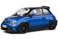 Fiat 500 695 Abarth 2022 blue diecast model car S1811303 Solido 1:18
