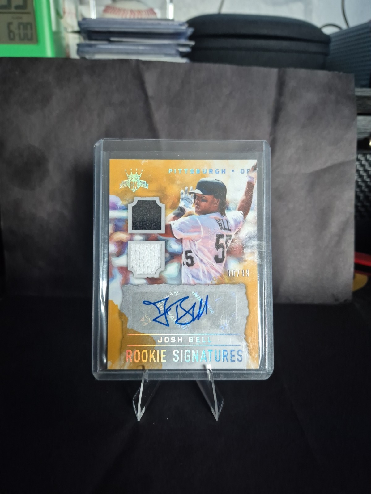 2017 Panini Diamond Kings Rookie Signatures Josh Bell #RS-JB Holo Silver /99