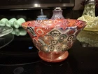 MURANO CAMPANELLA  ITALY SMALL MILLEFIORI  VASE (ORIG. LABEL) bowl