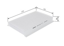 Bosch 1 987 432 235 Filter, Cabin Air for Land Rover