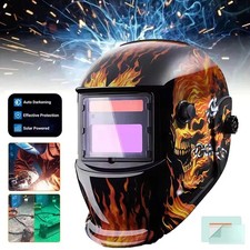 Large Viewing True Color Solar Powered Auto Darkening Welding Helmet Welder Mask