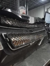 Used Upper Grille fits: 2009 Chevrolet Tahoe LS chrome upper Upper Grade A