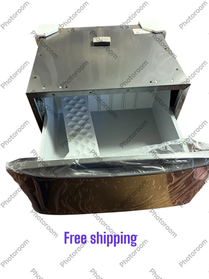 Electrolux - Pedestal para lavadora/secadora con cajón de almacenamiento - Blanco EPWD257utt Foto 2 de 2