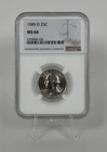 1989-D Washington Quarter 25C NGC MS66 Brilliant Uncirculated