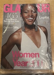 2014 DECEMBER GLAMOUR MAGAZINE - LUPITA NYONG'O COVER - New Sealed in Plastic