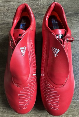 ADIDAS F50i TUNIT FUSSBALLSCHUHE G18604 2009 UK 9 HERREN (rot) sehr guter Zustand