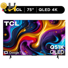 75 Inch Q Series 4K UHD HDR QLED Smart TV with Google TV 75Q51K