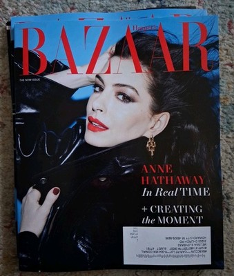 HARPER'S BAZAAR April 2026 ANNE HATHAWAY Magazine W/ Label | eBay