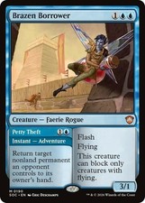 x1 Brazen Borrower // Petty Theft M MTG Commander: Secrets of Strixhaven M/NM, E