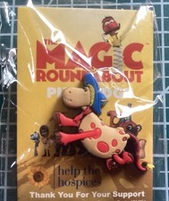 The Magic Roundabout Help The Hospice Pin Badge Rubber Ermintrude New And Sealed